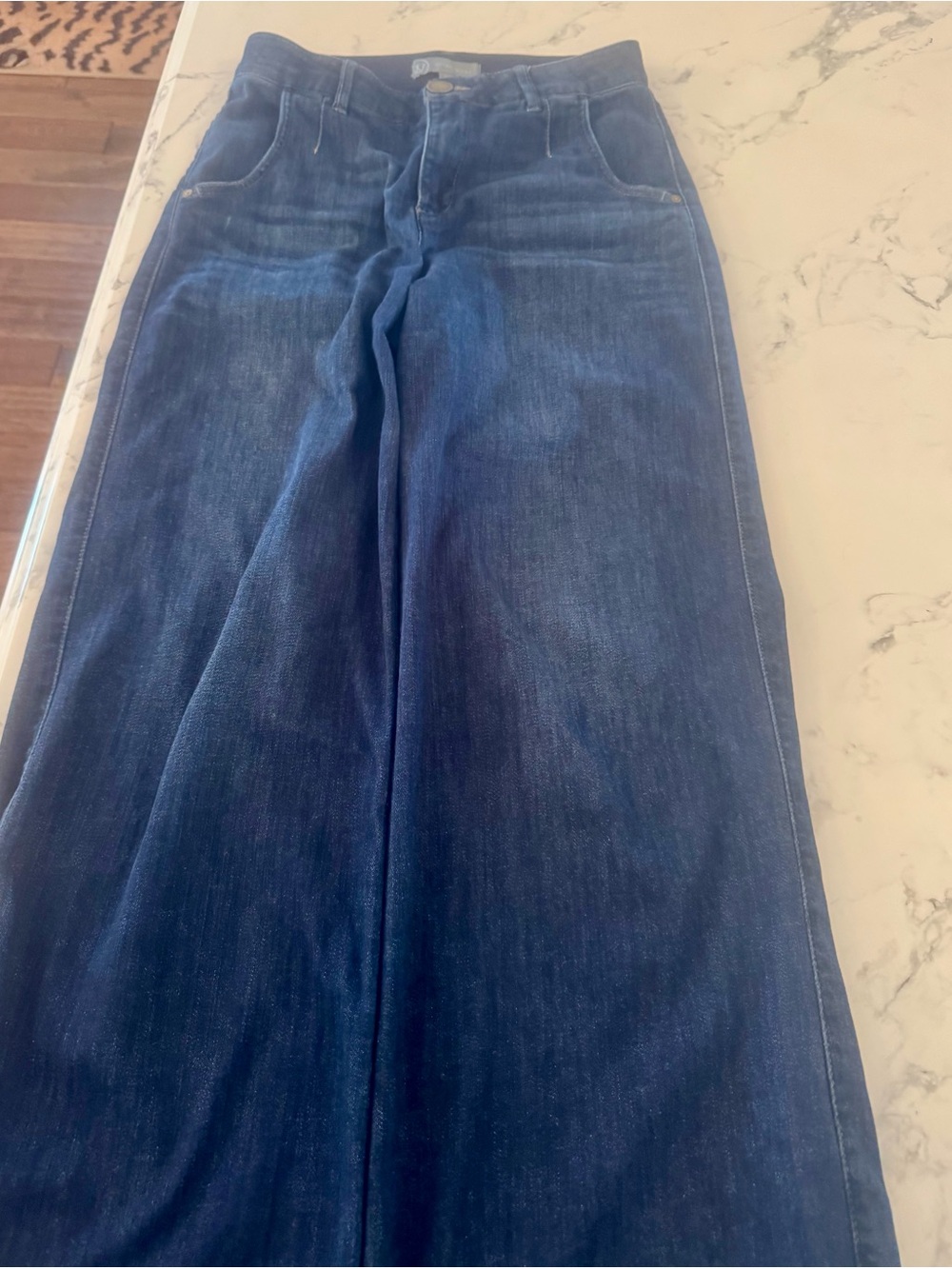 Wit & Wisdom Indigo Wide-Leg Jeans